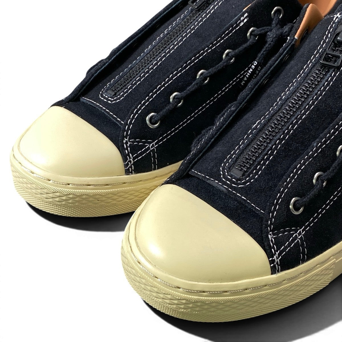 1g8 CONVERSE コンバース × DENHAM デンハム ローカットスニーカー シューズ 38001170 26cm ブラック スウェード メンズ 男性用o07t