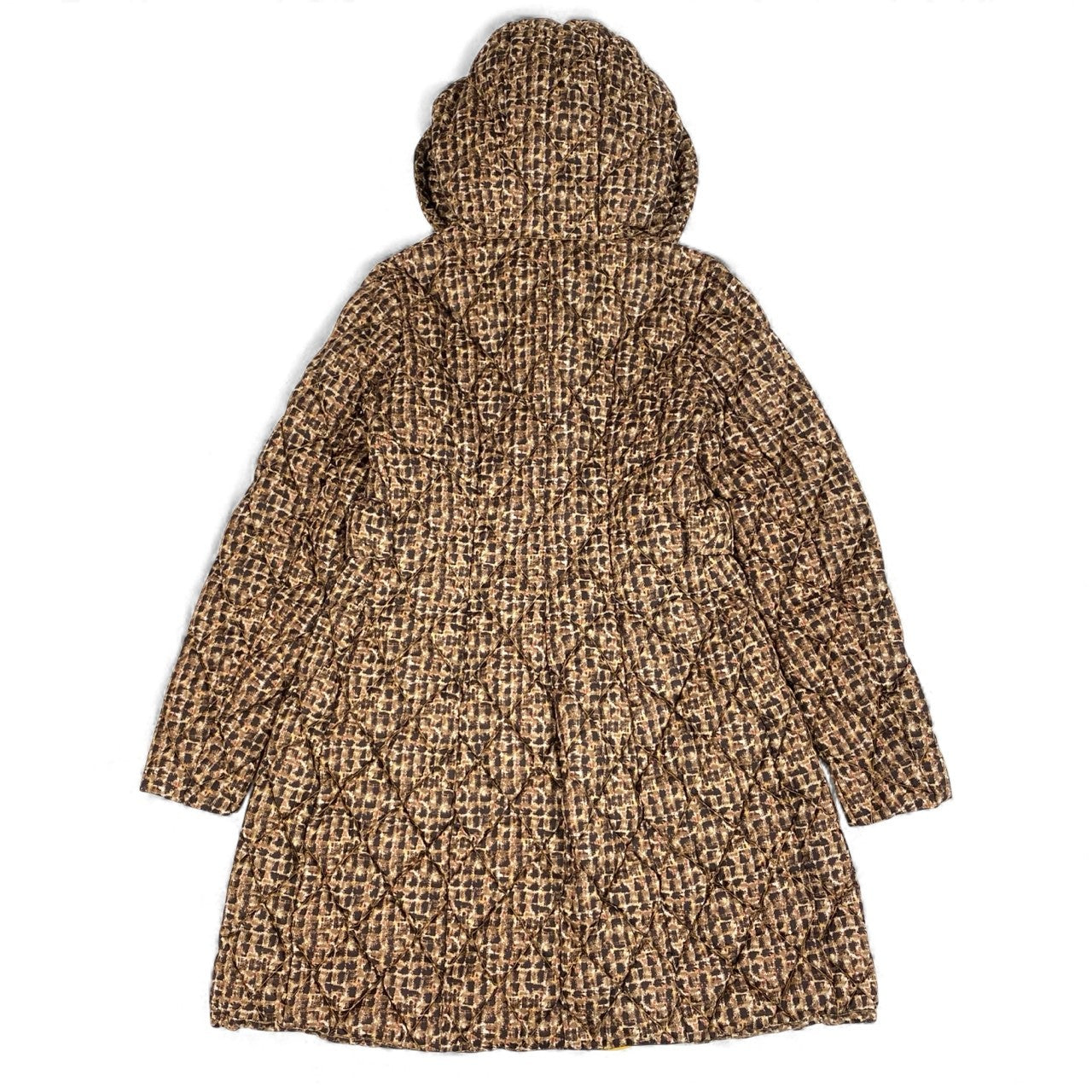 27L15 ERMANNO SCERVINO エルマンノシェルビーノ 中綿コート ロングコート アウター 総柄 44 マルチカラー レディースk02i