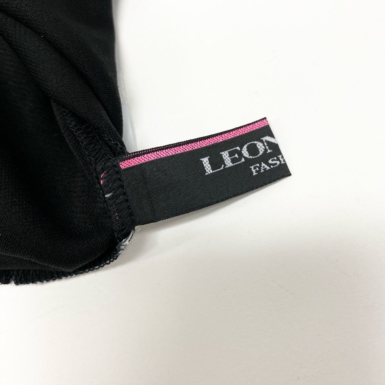 79k21 LEONARD FASHION レオナール 7分袖ワンピース 花柄プリント カンカン素材 レディース 女性用 0120803 36 ブラックu02t