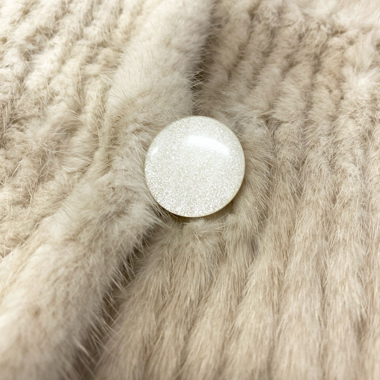 38c3 パールミンク リバーシブル ファーコート サイズF ホワイト 本毛皮 Pearl Mink Fur Coatt18r