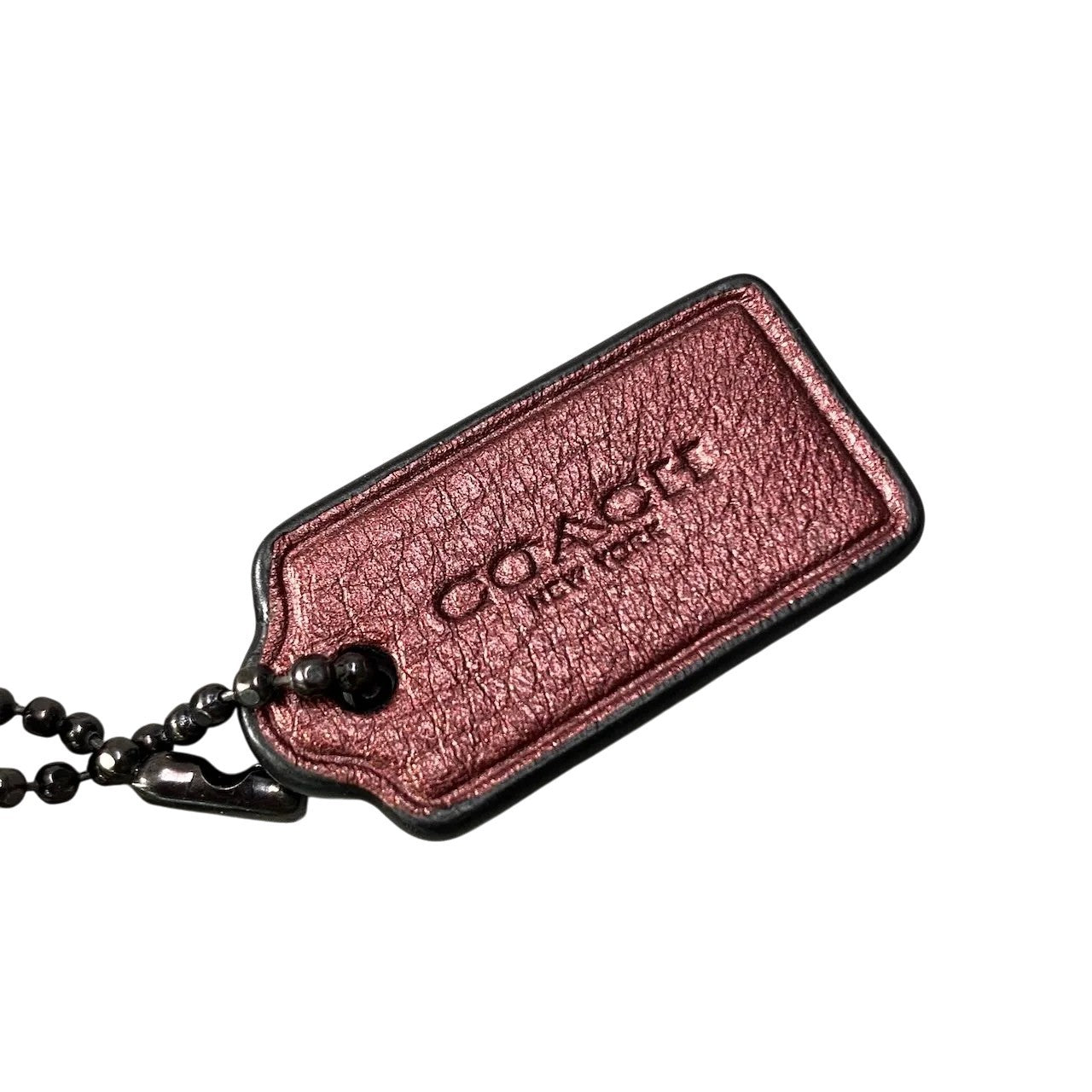g18 【美品】 COACH コーチ グリッター リストレットポーチ ピンク レディースt18r