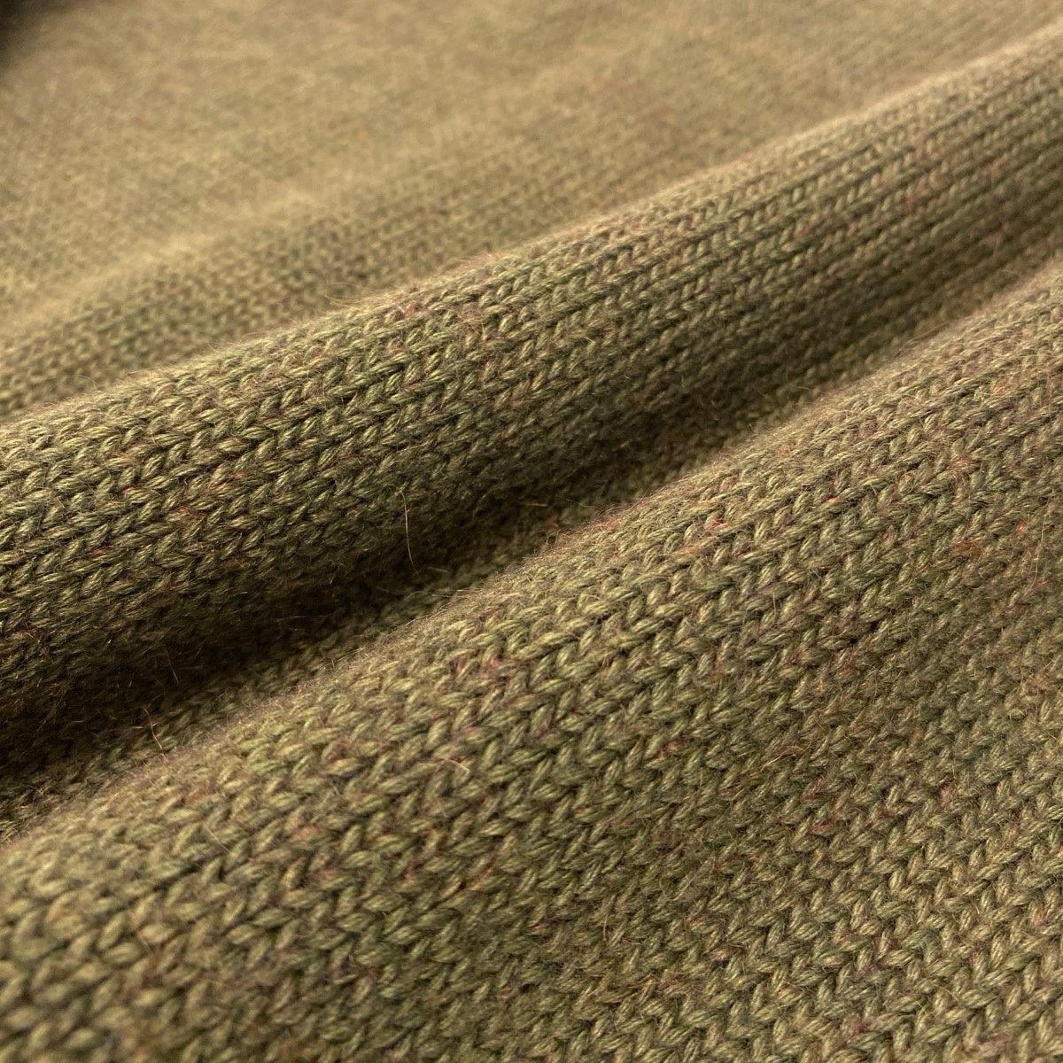 Mf18《美品》 Maison Margiela メゾンマルジェラ サイドスリット タートルネックニットベスト Side-Slit Turtleneck Knit Vest サイズS カーキt18r