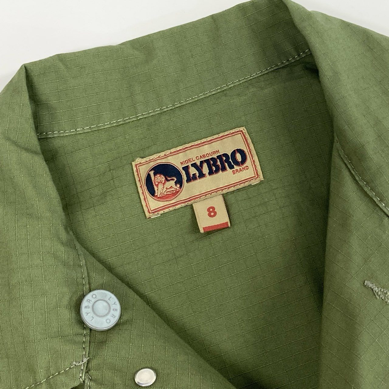 1j27《美品》NIGEL CABOURN ナイジェルケーボン つなぎ オールインワン LYBRO  80342050103 8サイズ カーキ ユニセックスu02t