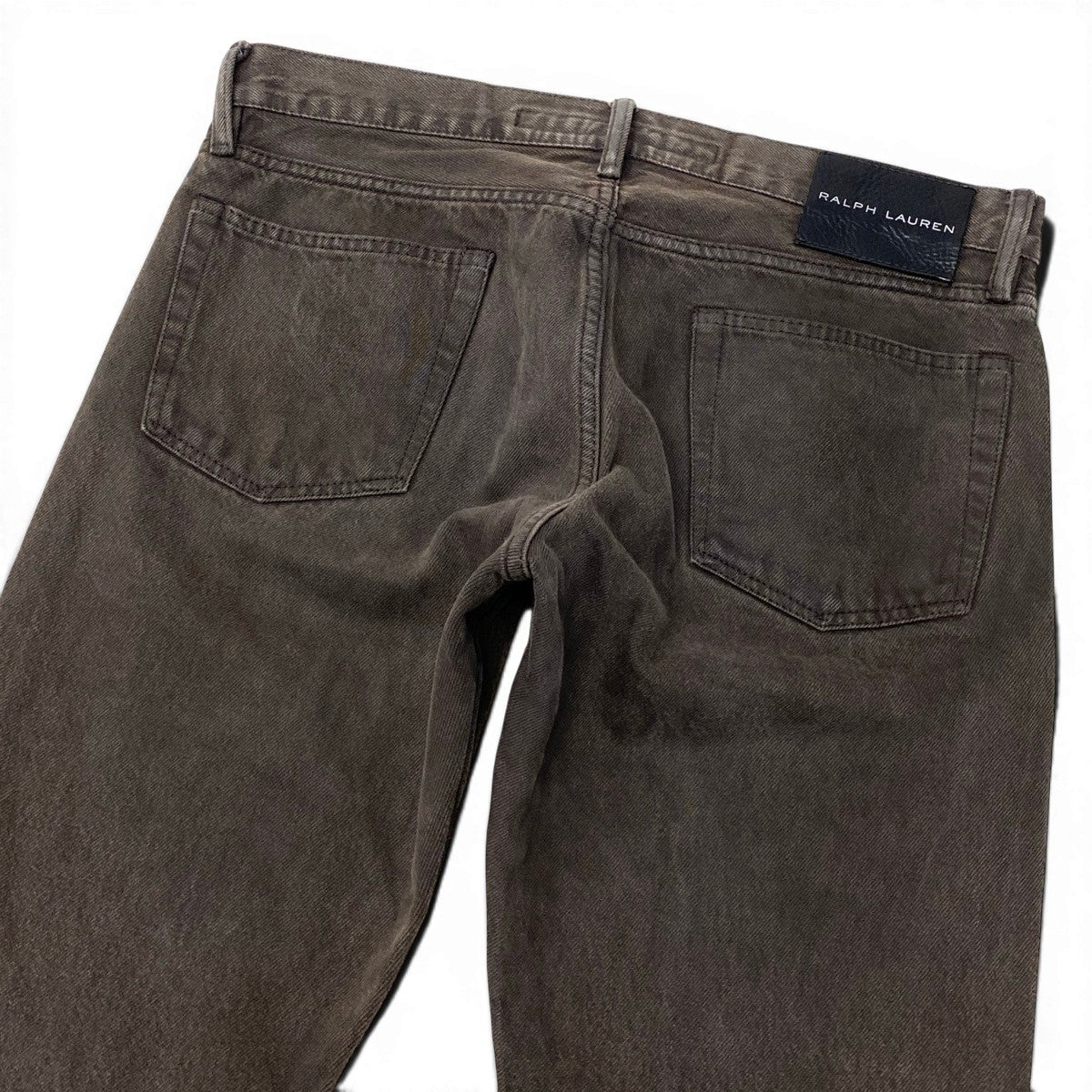 70g1 RALPH LAUREN BLACK LABEL ラルフローレン ブラックレーベル フェード◎ デニムパンツ サイズ33 グレー ジーンズt18r