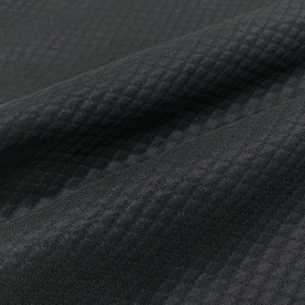 63a12 LEONARD FASHION レオナール フルジップ ジャケット ロングスリーブ 美しい花柄プリント〇 裏地花柄 レディース 42 ブラック シルク ウールo07t