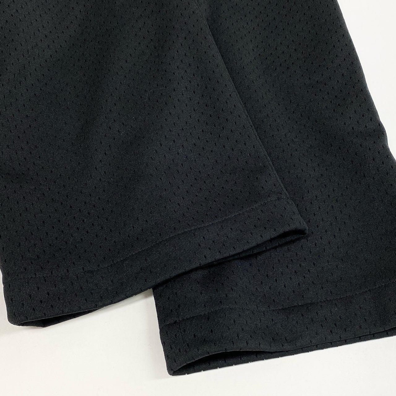 49L8 【美品】NAMESAKE ネイムセイク メッシュトラックパンツ ボトムス Sサイズ相当 ブラック アイボリー ポリエステル100％ メンズo07t