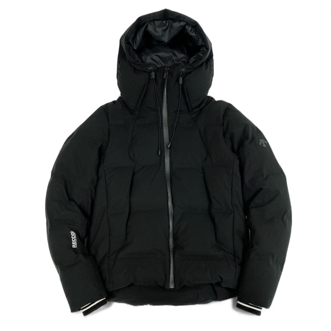 46L16 DESCENTE デサント 水沢ダウンマウンテニアー ダウンジャケット ダウンコート フーディージャケット アウター DALT3270 Sサイズ ブラック メンズo07t