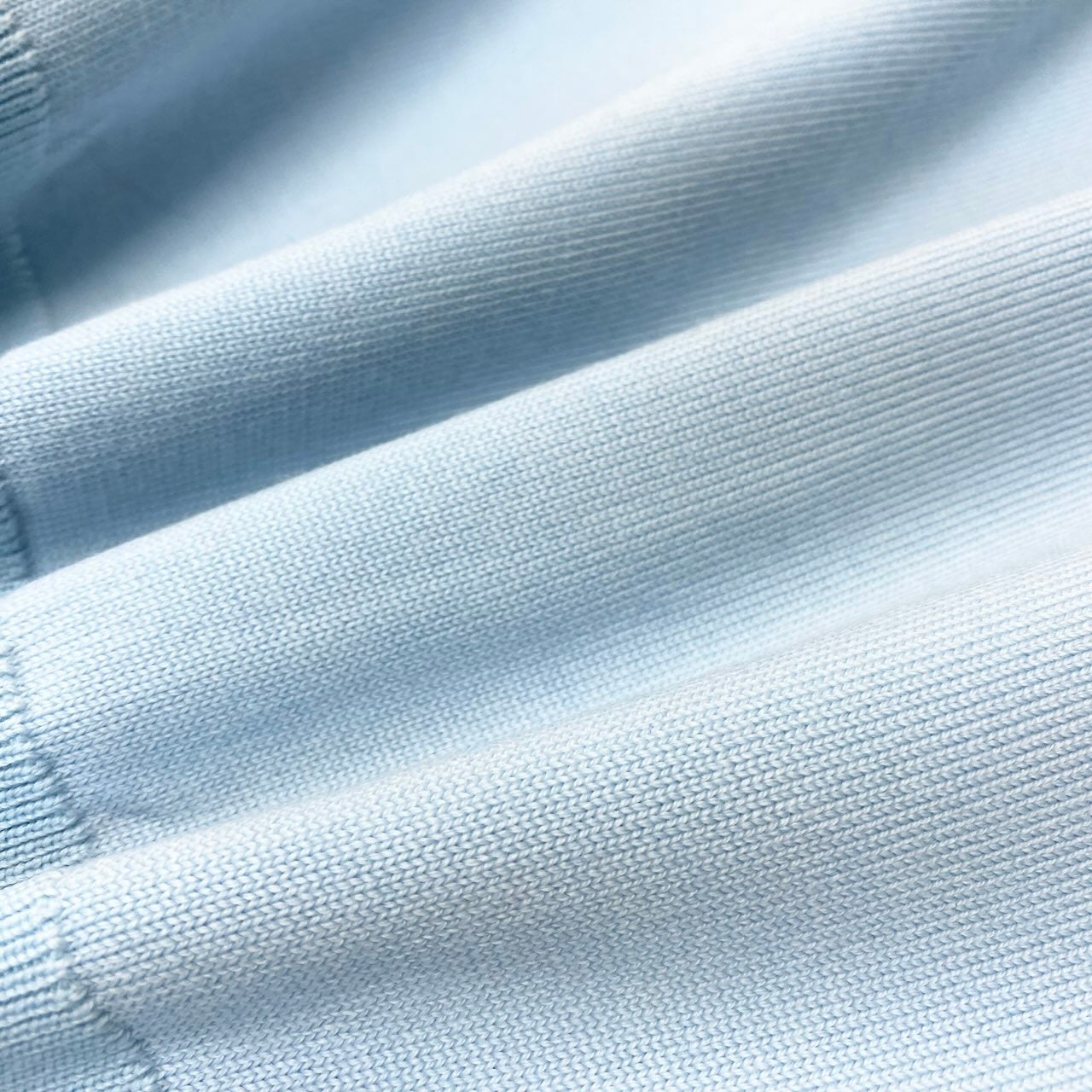 11c29 《未使用品》 NKNIT ンニット 25AW Logo Knit Cardigan ロゴニットカーディガン サイズ1 サックス タグ付t18r