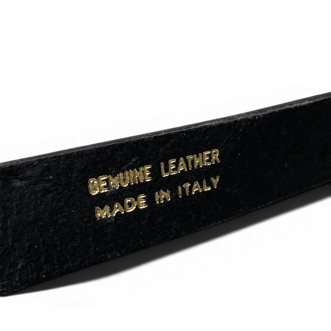 f10 FENDI jeans フェンディジーンズ ロゴプレート レザーベルト 細ベルト サイズ40 ダークブラウン レディース 女性用u02t