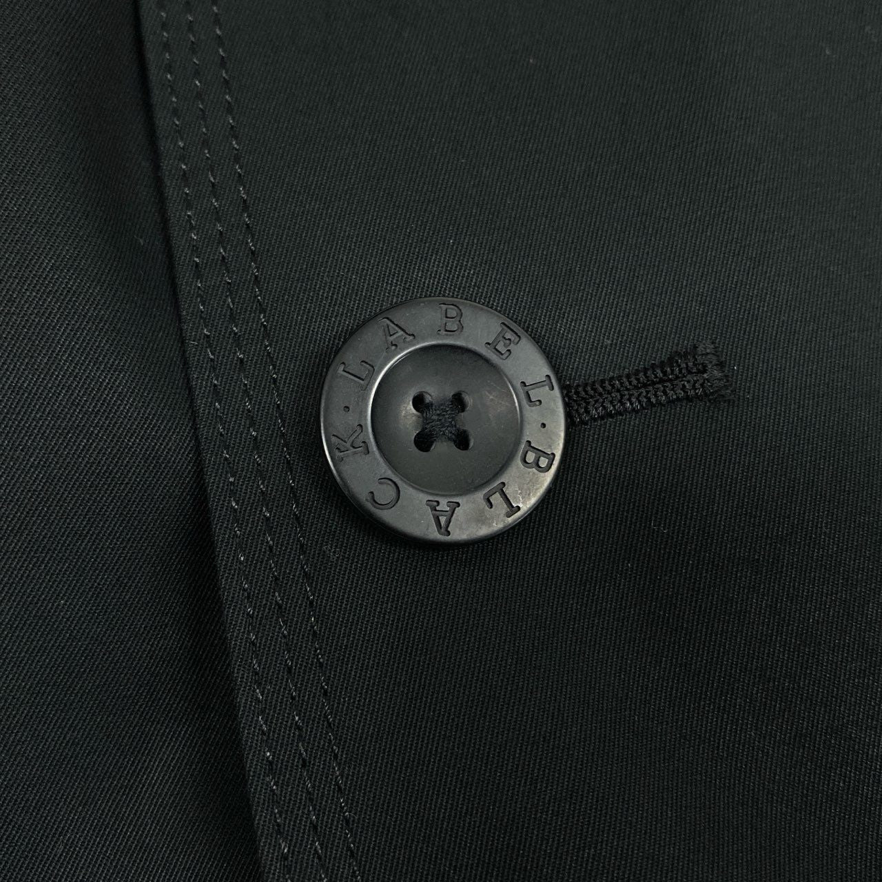 31b12 BURBERRY BLACK LABEL バーバリー ブラックレーベル ライナー付き トレンチコート サイズM ブラック Trench Coat 日本製t18r