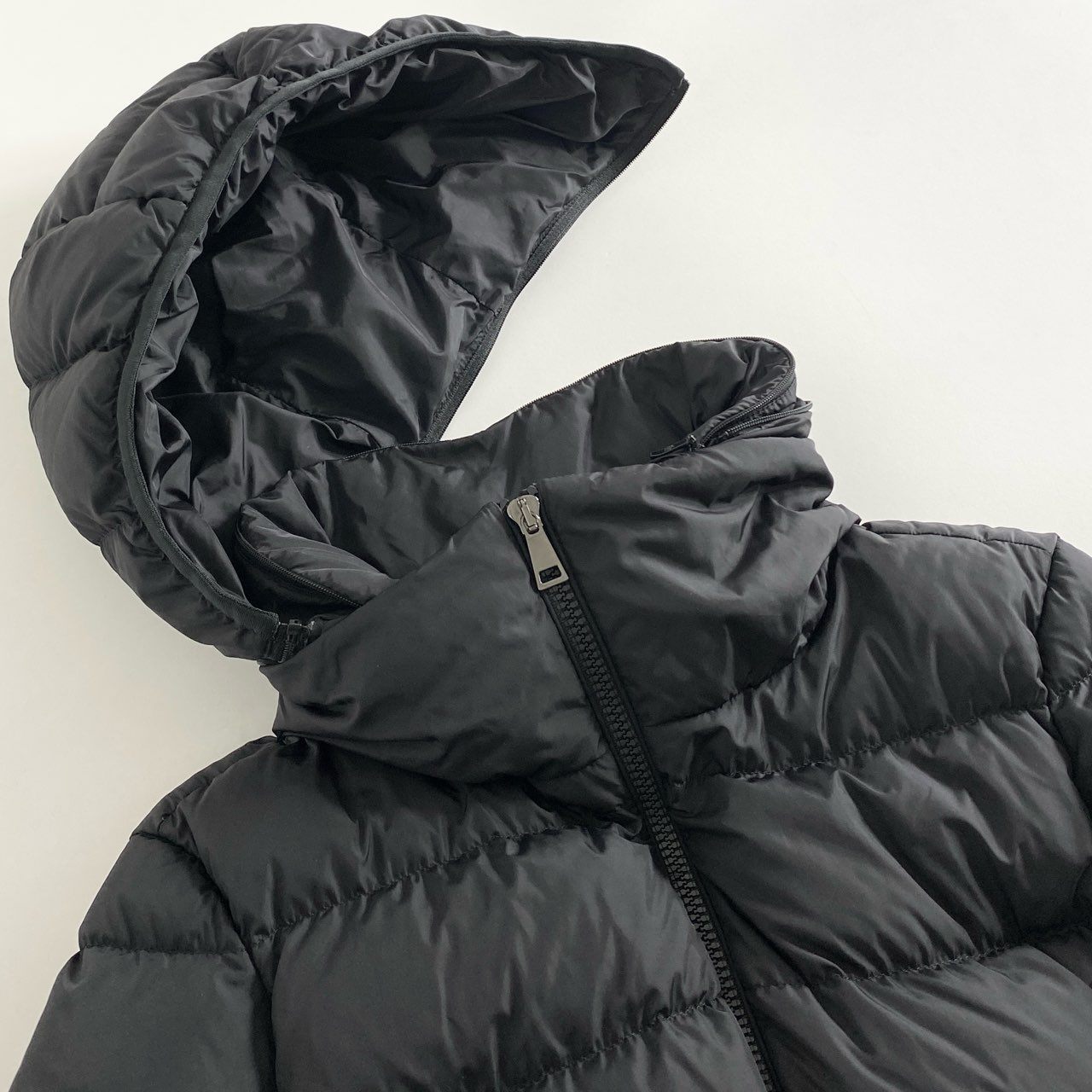 28e26 《美品》 MONCLER モンクレール 2022 GIE GIUBOTTO ダウンコート H20931C00065 1 ブラック レディース アウター