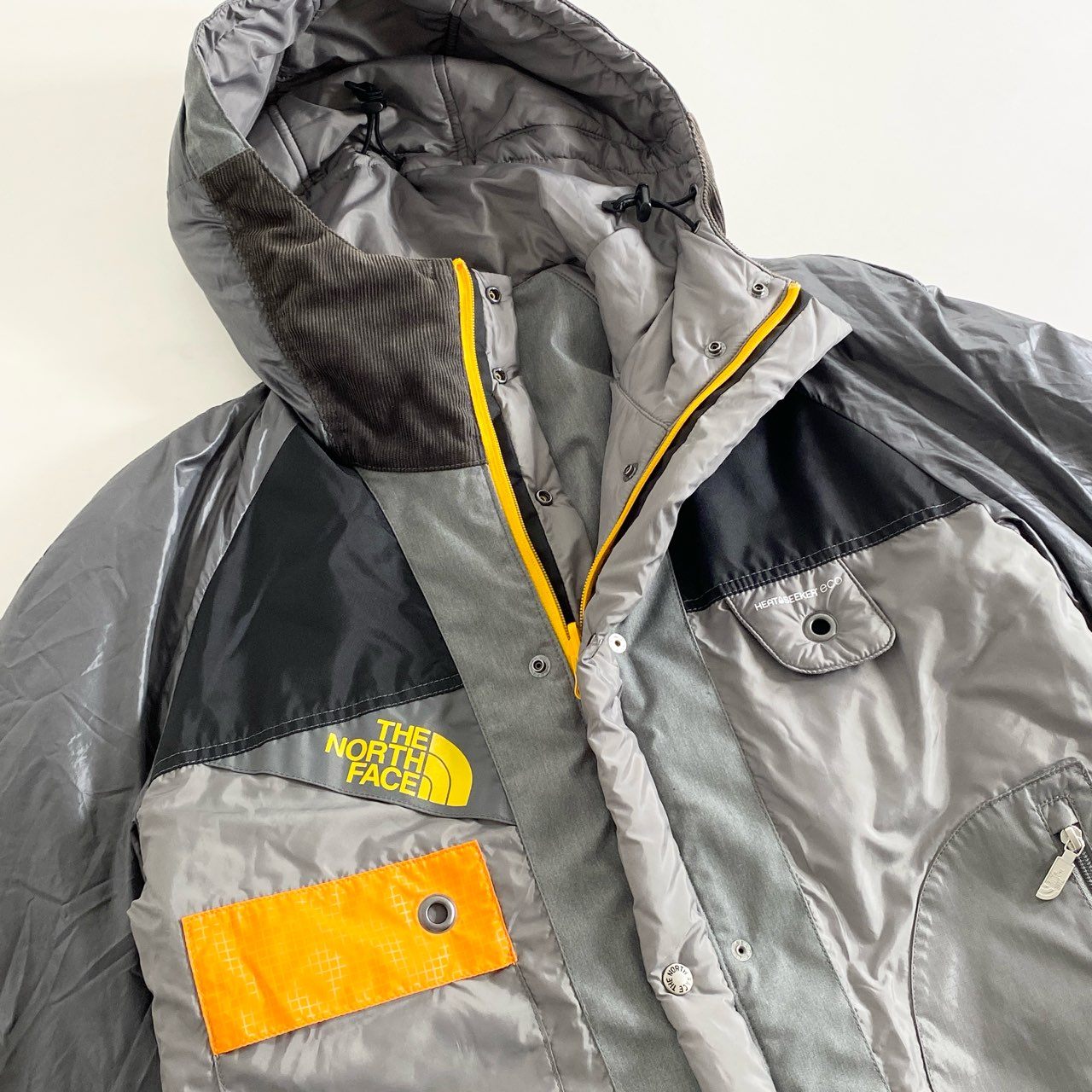 87i1 THE NORTH FACE JUNYA WATANABE MAN ザノースフェイス ジュンヤワタナベマン Sleeping Bag ダウンコート アウター WB-C101 XS グレー オレンジ 日本製