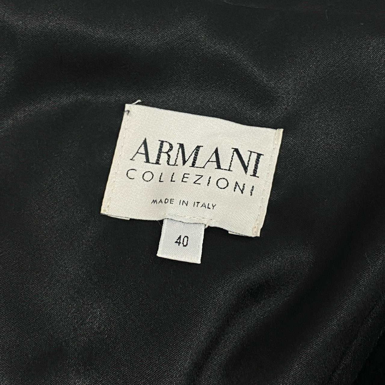 Eb10 【美品】ARMANI COLLEZIONI アルマーニコレッツォーニ 花柄ベロアジャケットブラウス Vネックパフスリーブブラウス  40サイズ ブラック レディース 女性用k02i
