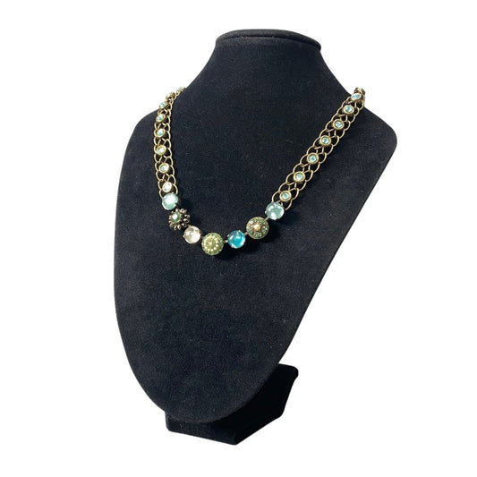 h11 20 《美品》 Mariana マリアナ 天然石 × クリスタル ビジュー スカイブルー アクセサリー ジュエリー アンティークt18r