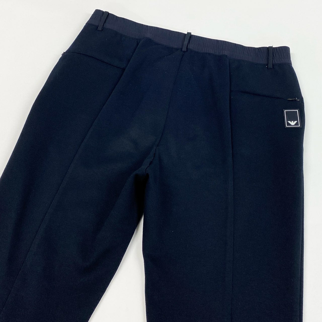 61b9 EMPORIO ARMANI エンポリオアルマーニ セットアップ 裏メッシュストレッチジャケット ストレッチパンツ 6G1GS1 1JJTZ 52サイズ ダークネイビー メンズo07t