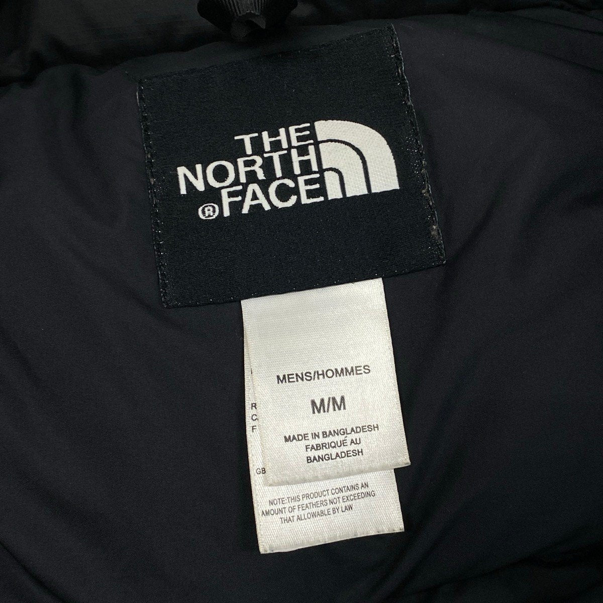 10j14 THE NORTH FACE ノースフェイス ヌプシダウンベスト 700フィル ND00359 サイズM ブラックt18r