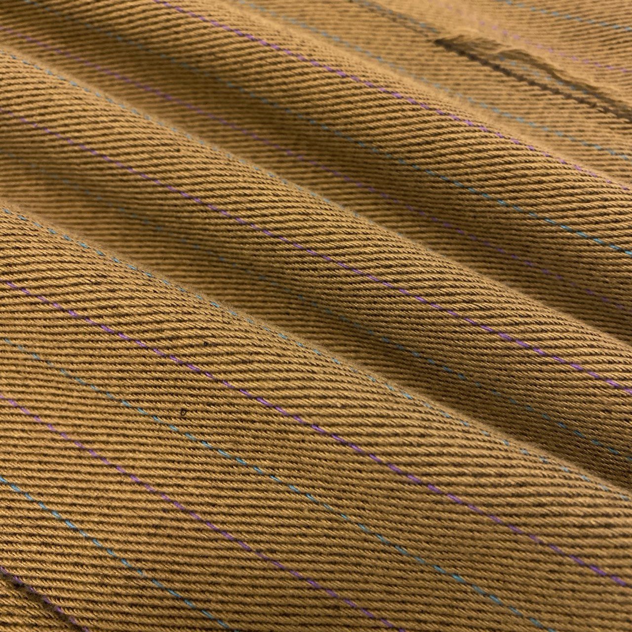 15c5 MIOSMOKEY ミオズモーキー 22AW カットオフ ベスト STRIPE CUT OFF GILET ロングジレ サイズ36 ベージュ レディース アウターk02i