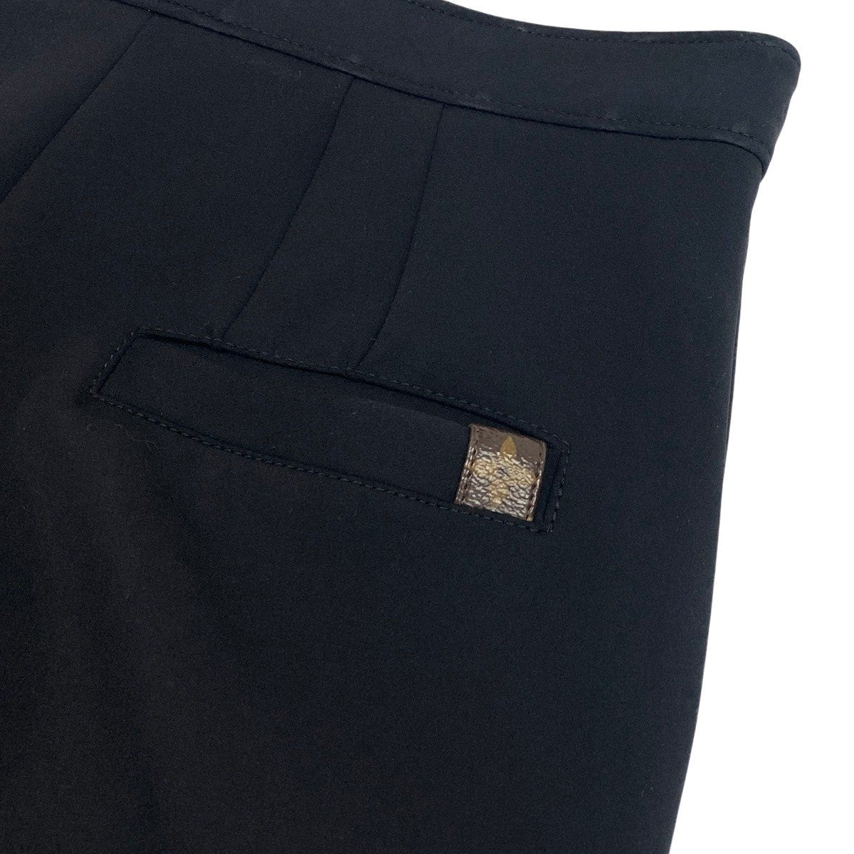 h17 定価￥314,600 LOUIS VUITTON ルイヴィトン モノグラム ディティールカーゴパンツ Monogram Detail Cargo Pants size 38 ブラックt18r