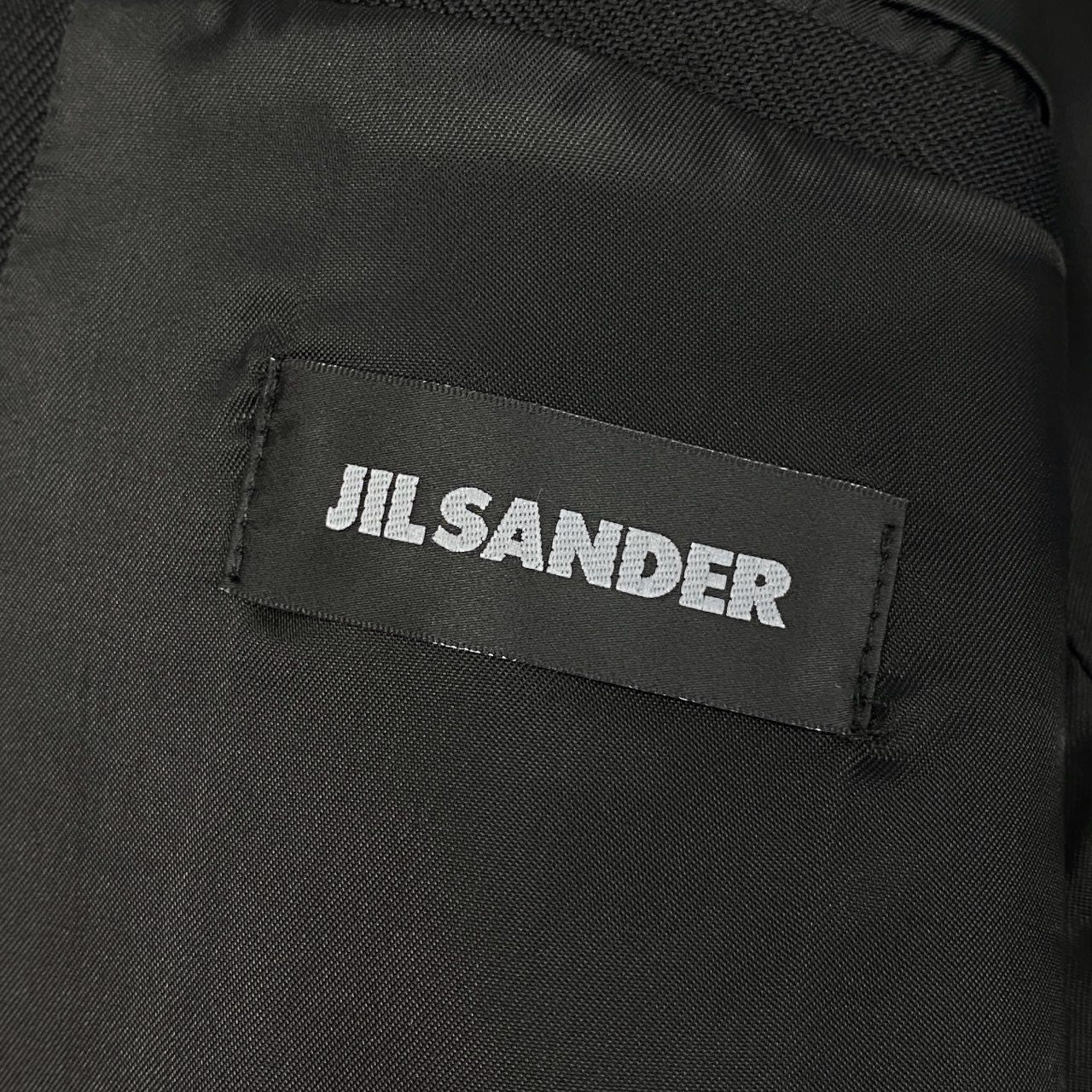 Md9 JILSANDER ジルサンダー テーラードジャケット ウールジャケット ブレザー イタリア製 54サイズ ブラック ウール100％ メンズ 男性用o07t