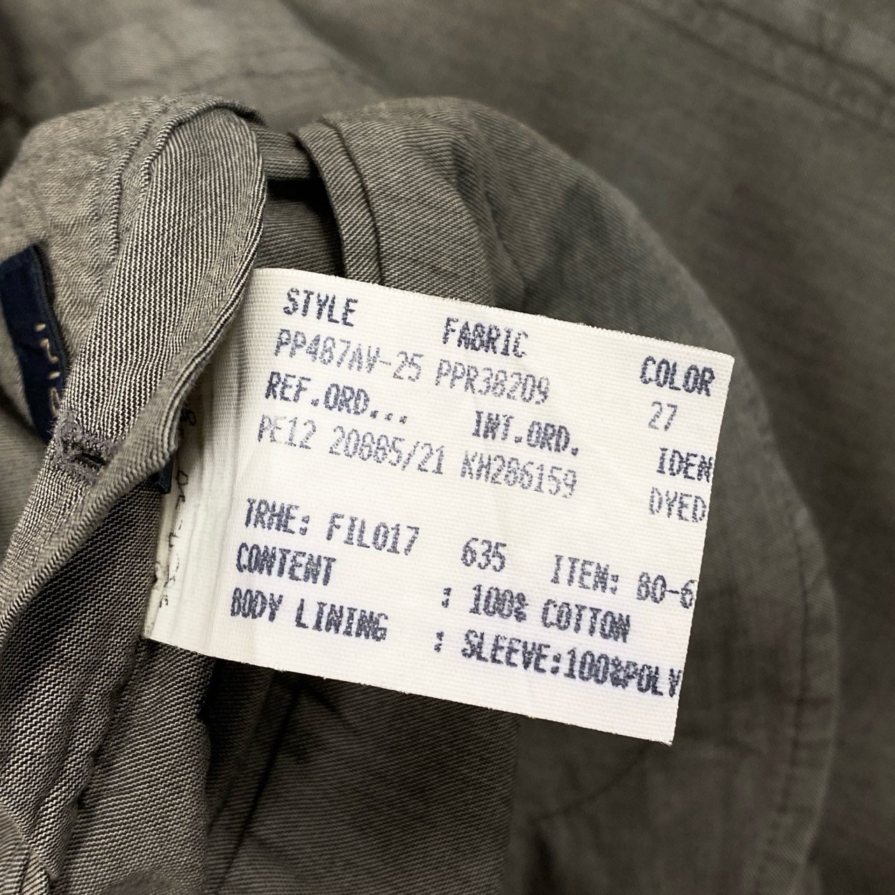 74k11 LARDINI ラルディーニ セットアップ スーツ フォーマル ビジネス PP487AV-25 52サイズ グレー メンズu02t