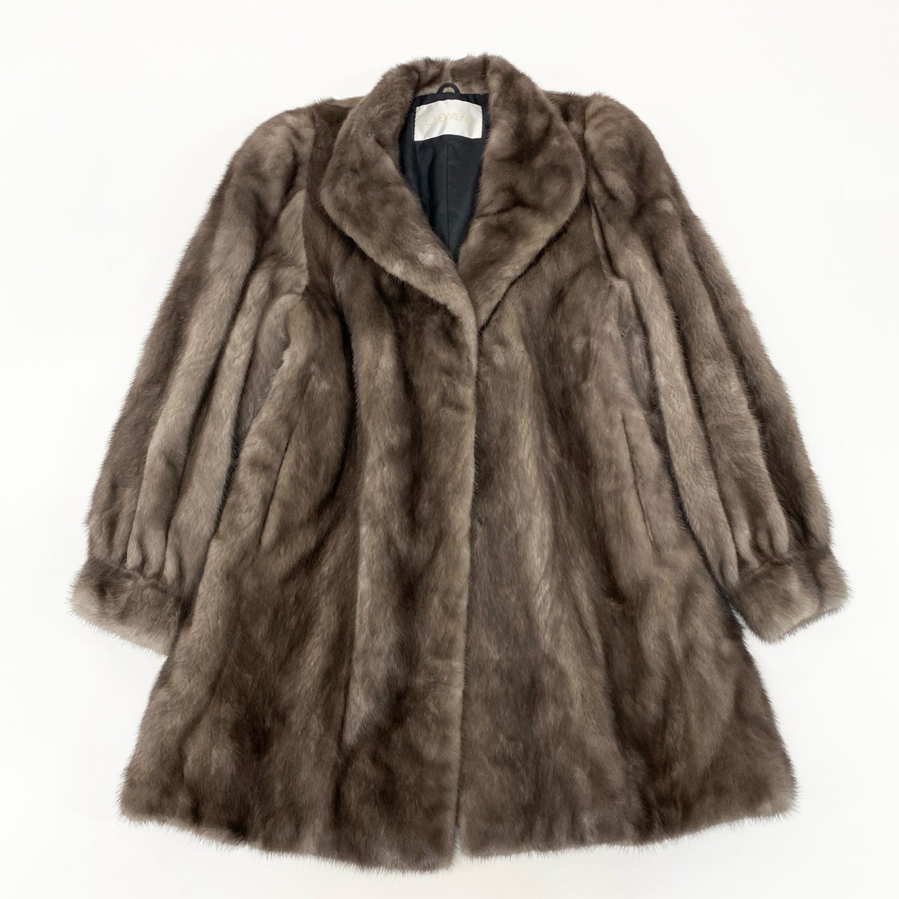 40j29 《美品》 AMERICAN FUR AWARDS アメリカン ファー アワード 四つ星 ブルーアイリスミンク ロングコート F 本毛皮 リアルファー MINK FUR 最高級毛皮 毛質◎ 毛並み◎t18r