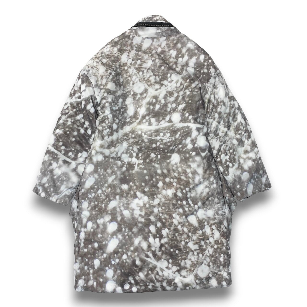 28c11【新品保管品】chalayan フセイン チャラヤン 中綿ジップアップジャケット ジップアップロングジャケット 38サイズ マルチカラー ポリエステル100％ メンズ 男性用u02t