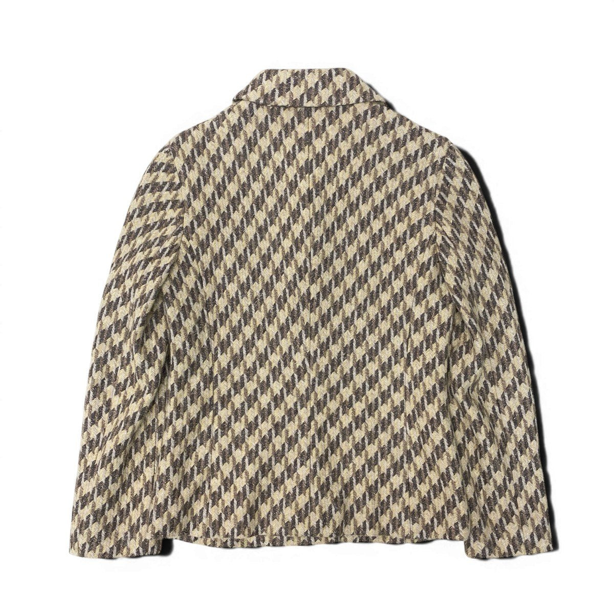 77g23 BURBERRY LONDON BLUE LABEL バーバリーロンドン ブルーレーベル ストライプ柄 ニットジャケット 刻印 金ボタン サイズ38 マルチカラー レディースo07t