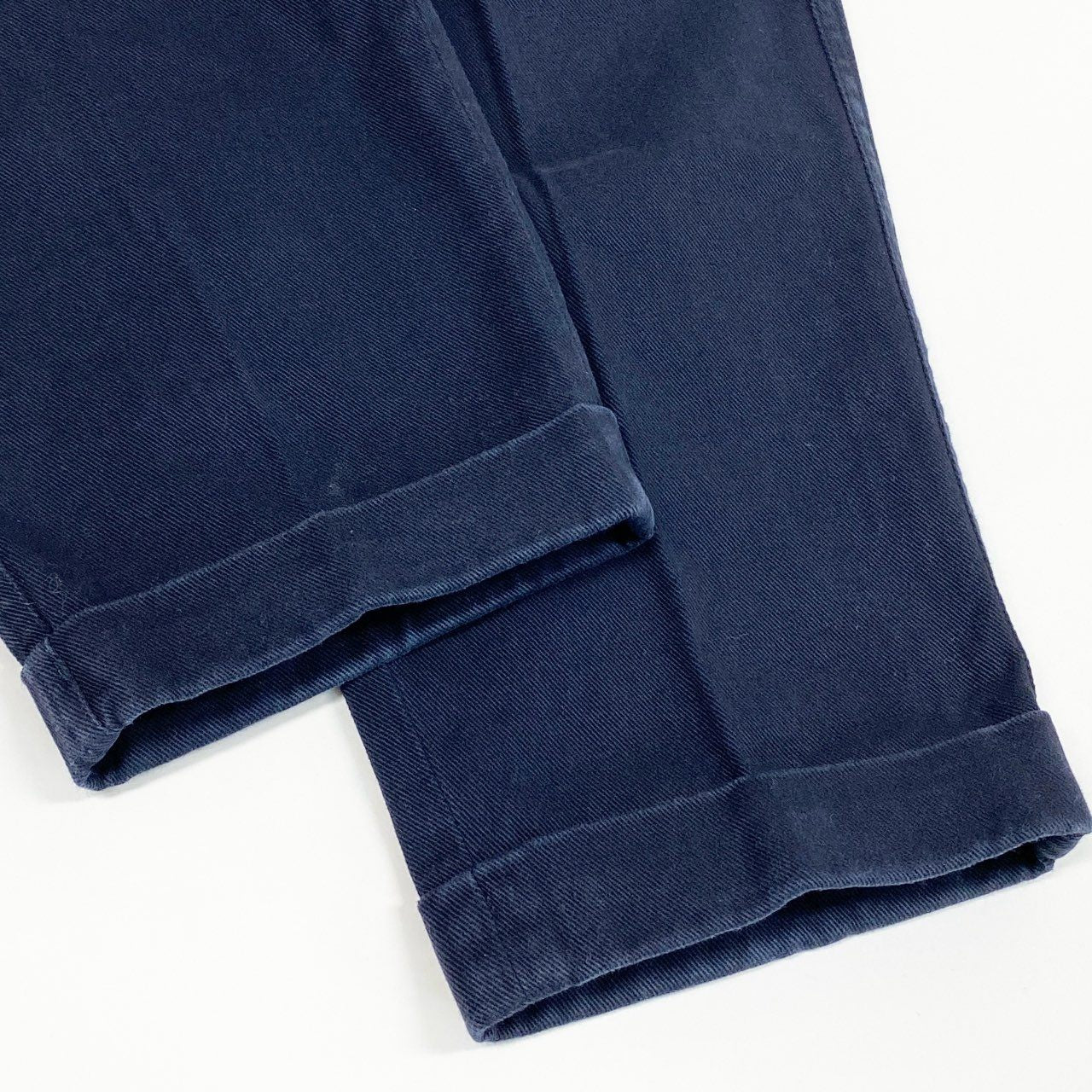 83i29 COMME des GARCONS HOMME PLUS コムデギャルソン オムプリュス タックパンツ コットンパンツ ボトムス パンツ AD1991 日本製 05012M Mサイズ ネイビー メンズo07t