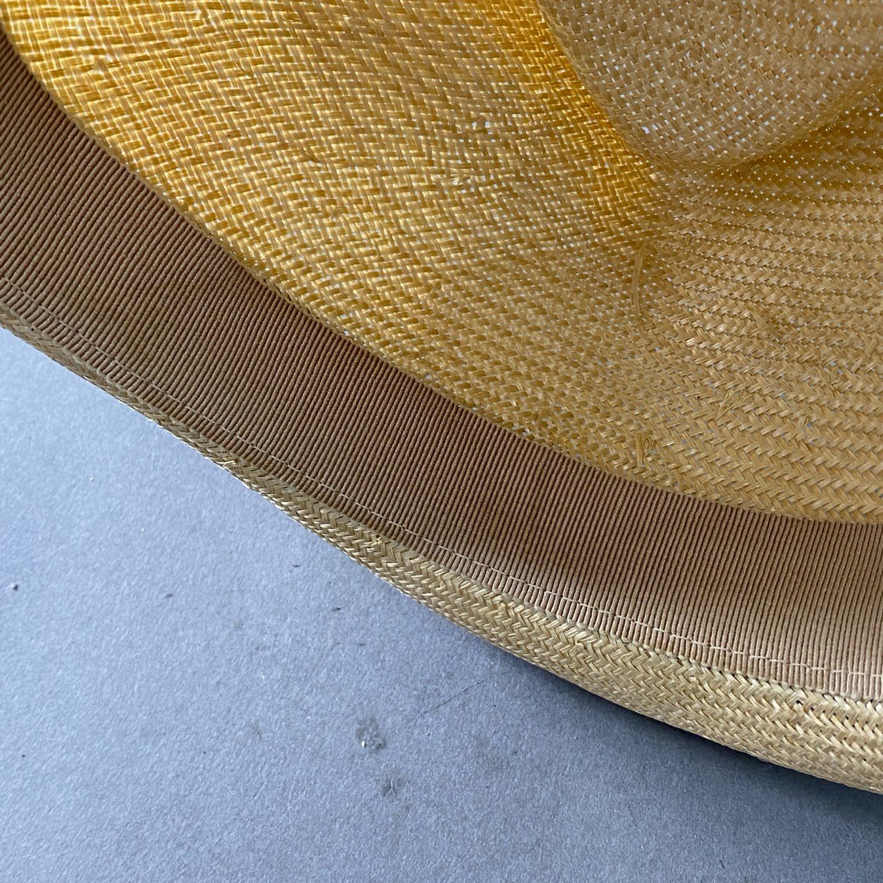 f20 《美品》 GUCCI グッチ ストローハット パナマハット XL ベージュ 麦わら帽子 HAT 中折れ イタリア製