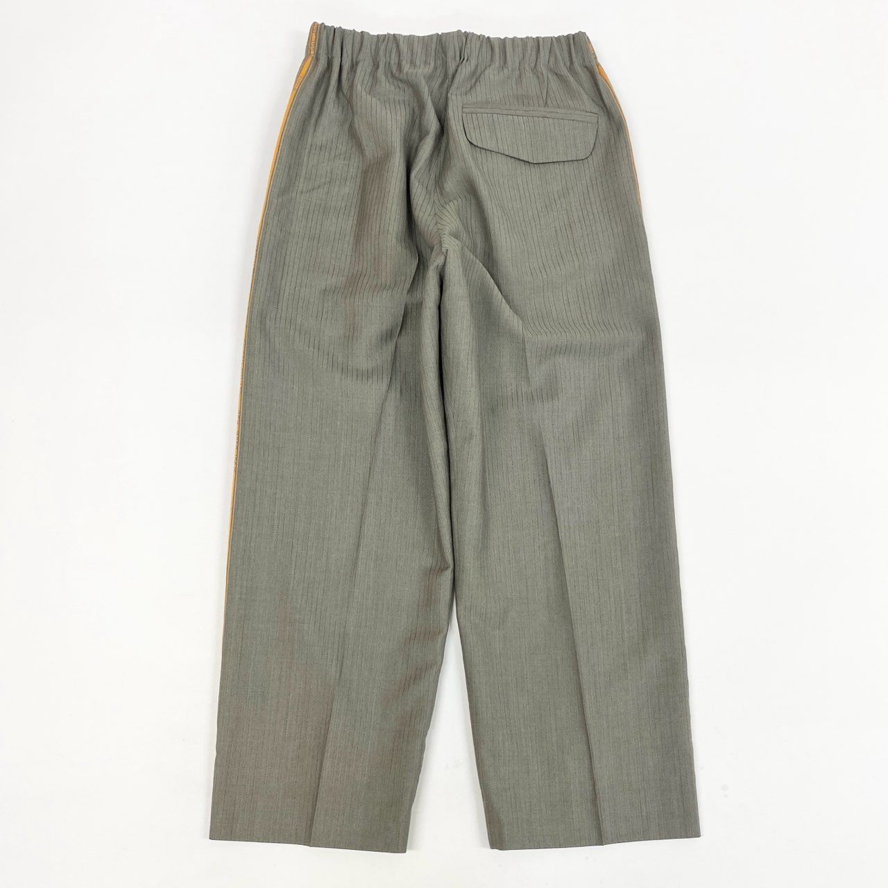 37a26 TOZAOU トザオウ mimi series サイドラインパンツ ストライプ S グレー メンズ 男性用o07t