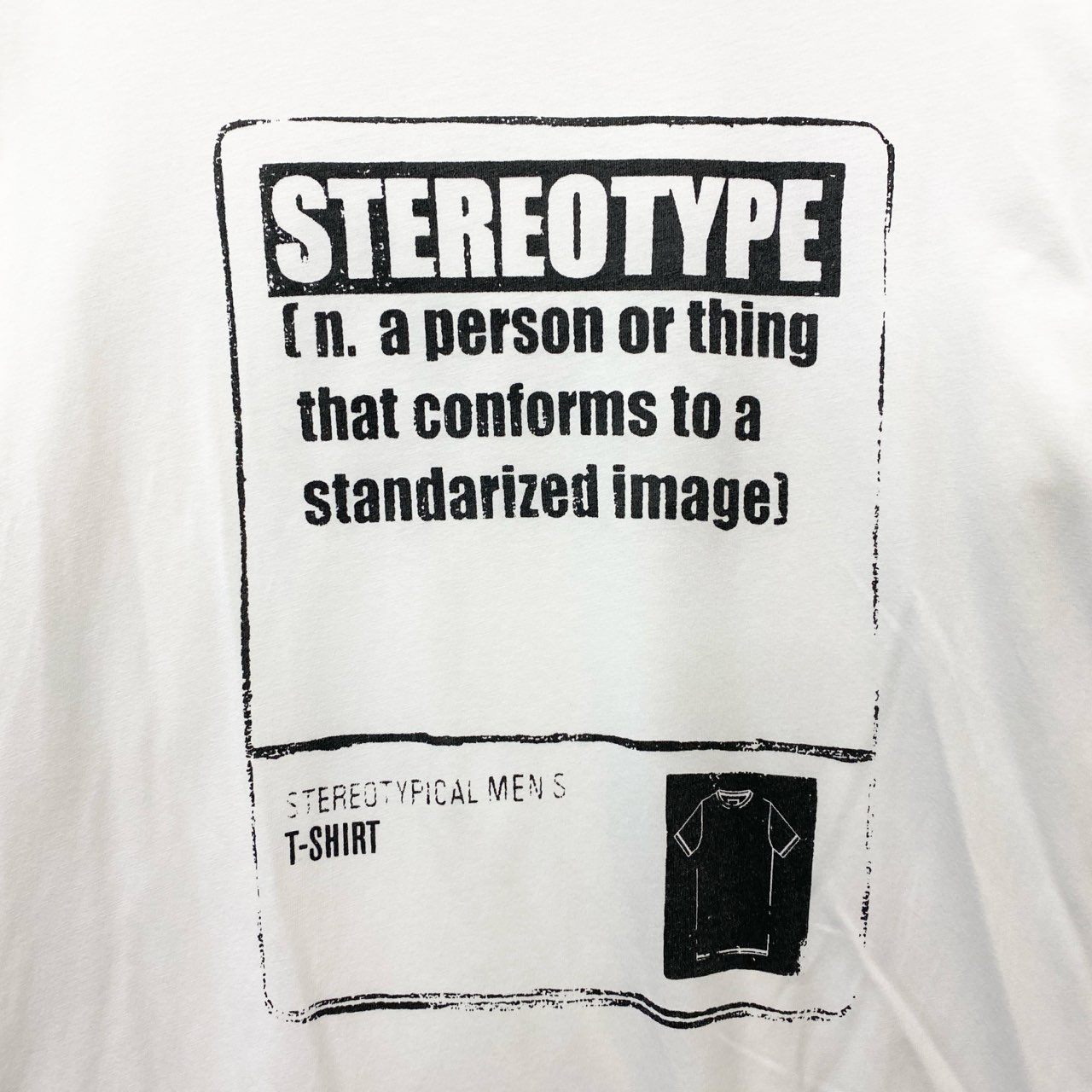 5c6 Maison Margiela メゾンマルジェラ ステレオタイプ 半袖Tシャツ カットソー トップス 48 ホワイト コットン メンズu02t