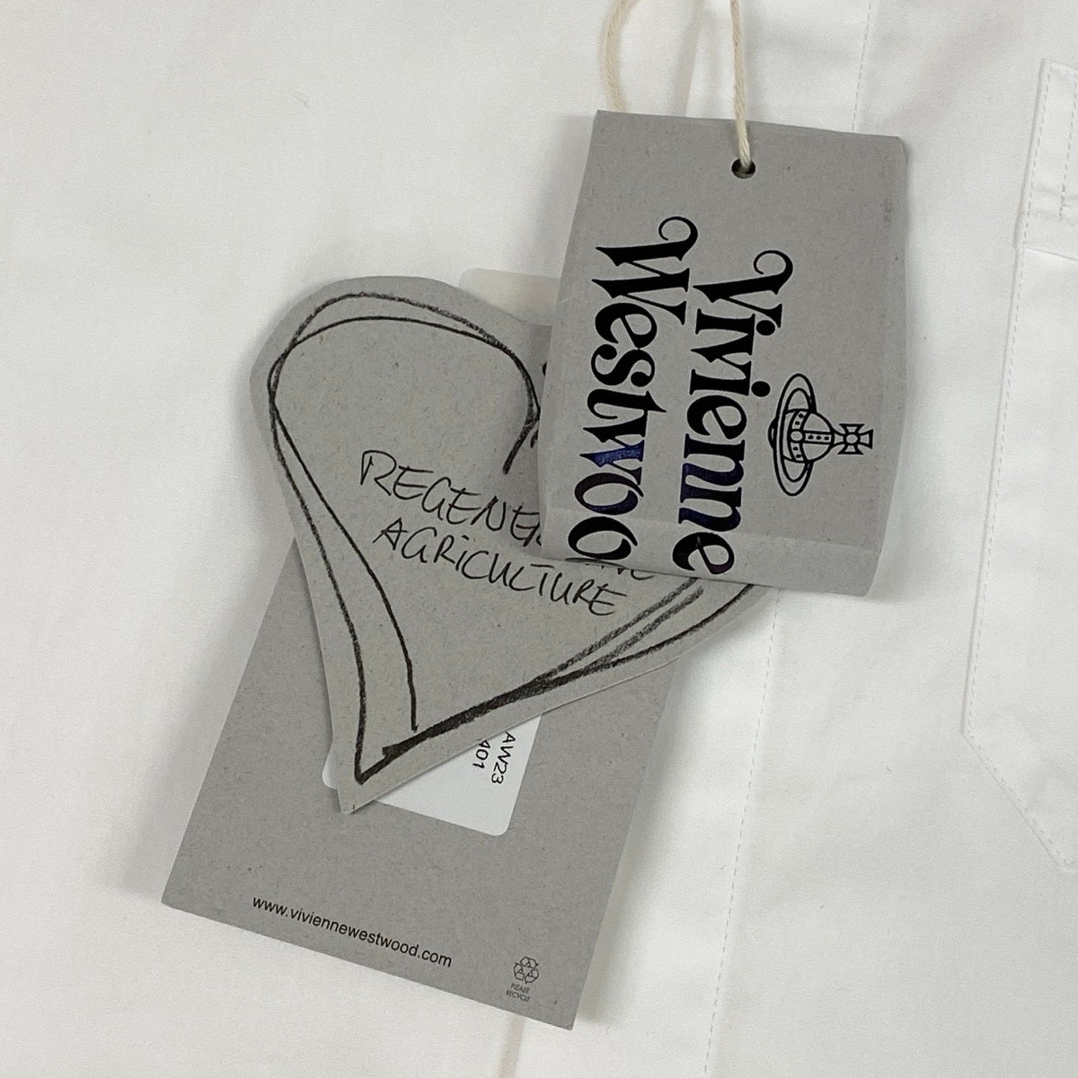 Ie28 【未使用タグ付】 Vivienne Westwood ヴィヴィアンウエストウッド 26ss 現行 CLASSIC 半袖シャツ 24010004 W009Q サイズ54 ホワイト コットン100％ メンズ 紳士服u02t
