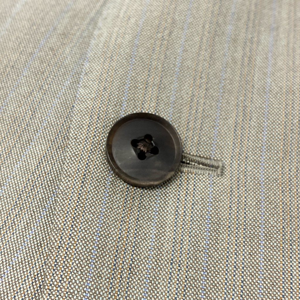 22l28 BURBERRY LONDON バーバリーロンドン スーツセットアップ テーラードジャケット スラックスパンツ 94-84-165 AB4 グレー系 メンズ 男性用o07t