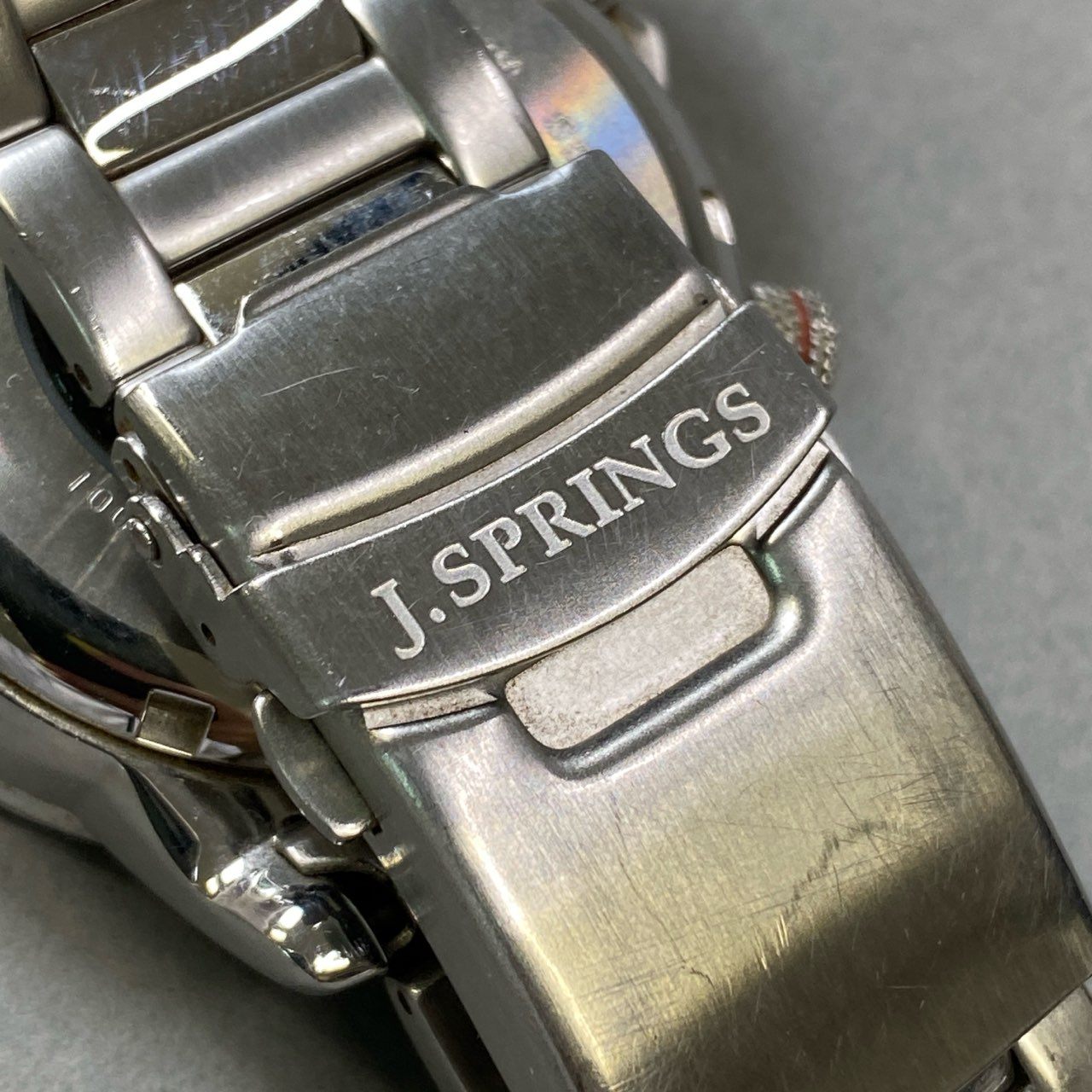 j3 【美品】J.SPRINGS ジェイスプリングス Ref:BE8011 自動巻き 腕時計 デイト 三針 メンズ 男性用k02i