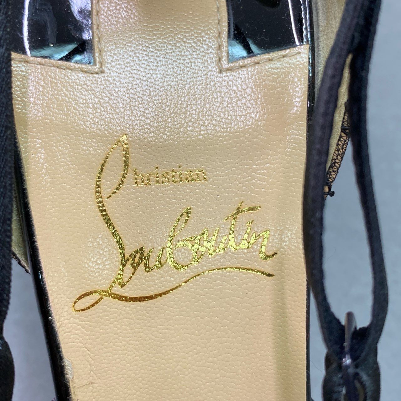 5g8《美品》 Christian Louboutin クリスチャンルブタン HOT JEANBI 100 フラワーレースパンプス 36 1/2 ブラック シューズ 箱付き