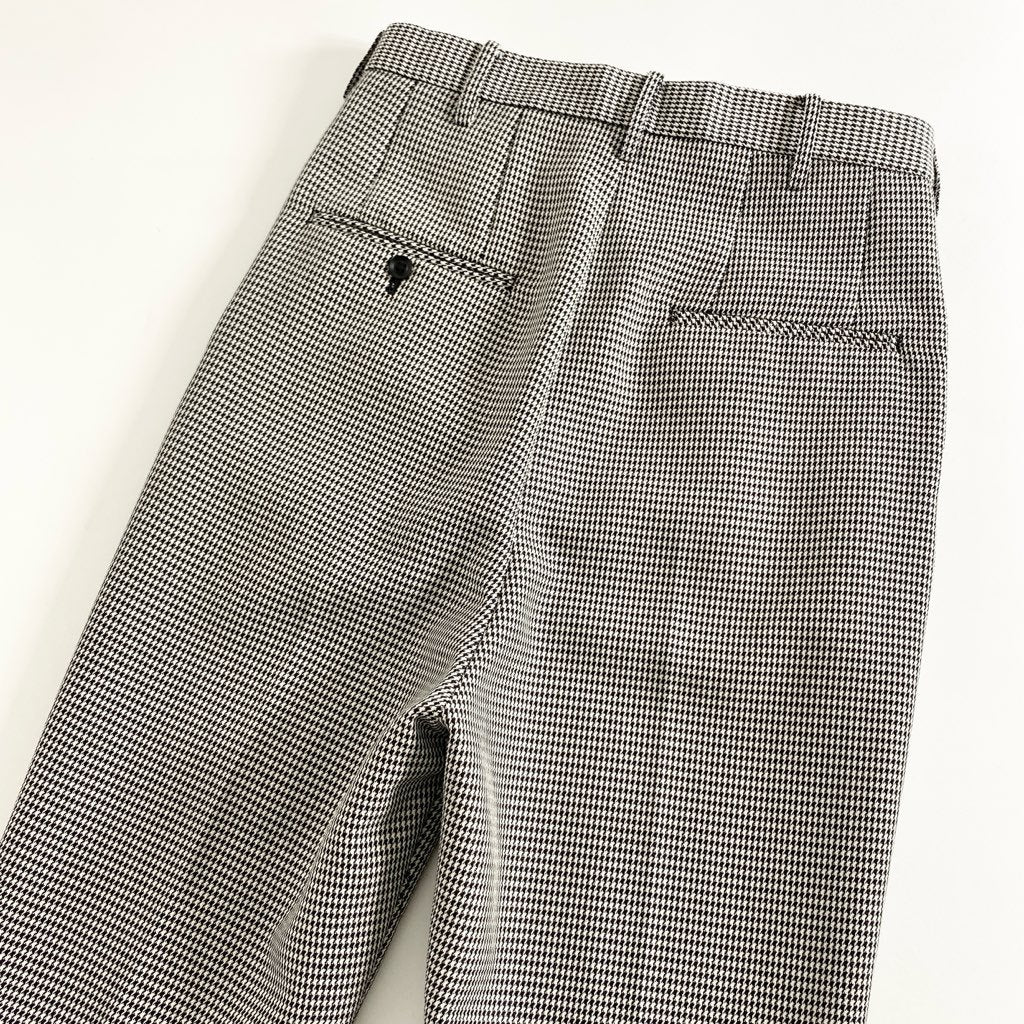 63e5 《美品》 doublet ダブレット Pe/W HIGH WAIST SLIM TROUSERS ハイウエストスリムトラウザーズ パンツ ボトムス スラックス 20SS02PT112 XSサイズ ブラック ホワイト