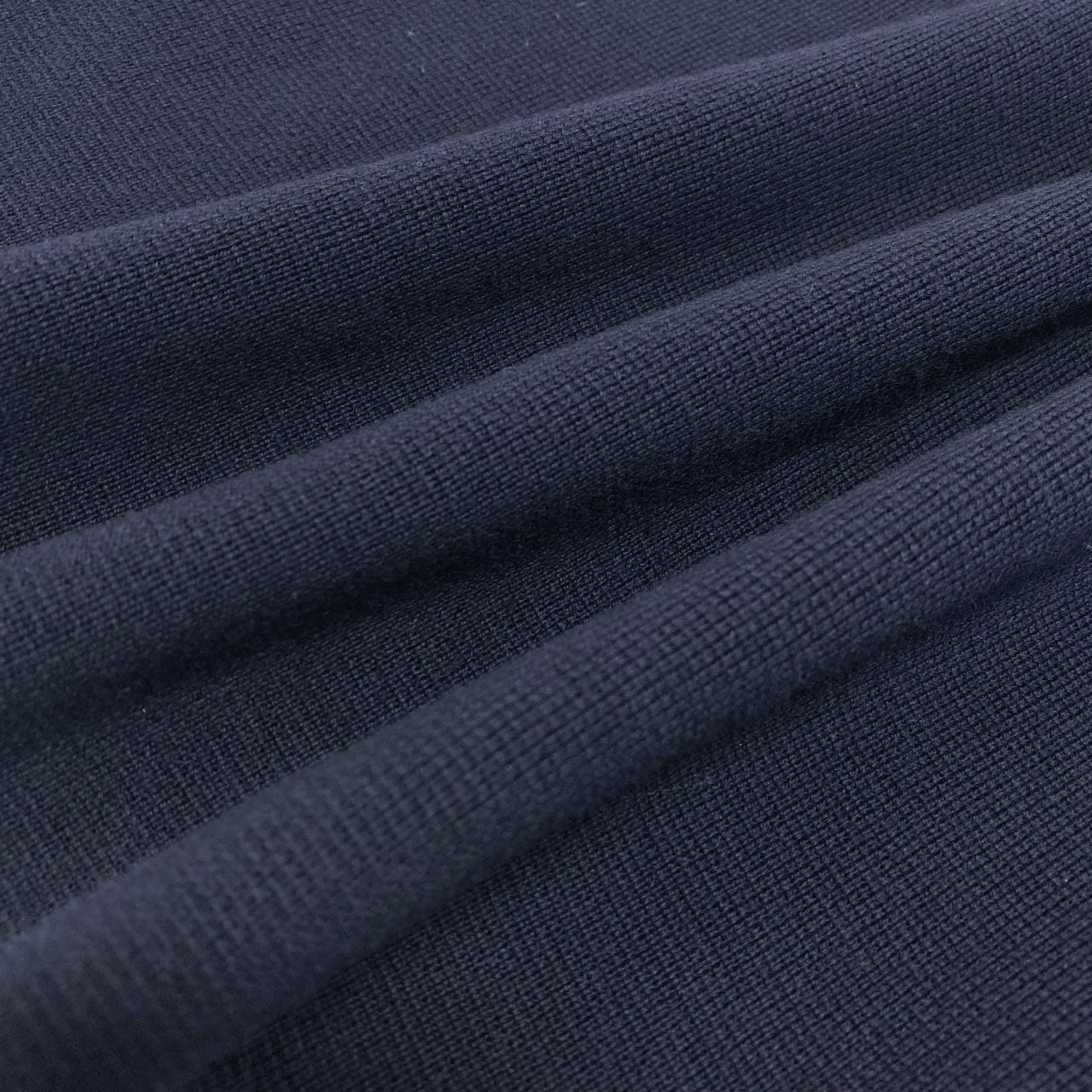 63a28 PRADA SPORT プラダ スポーツ ハーフジップ ニットセーター ハイネック 胸ポケット プルオーバー 50サイズ ネイビー メンズ 男性用o07t