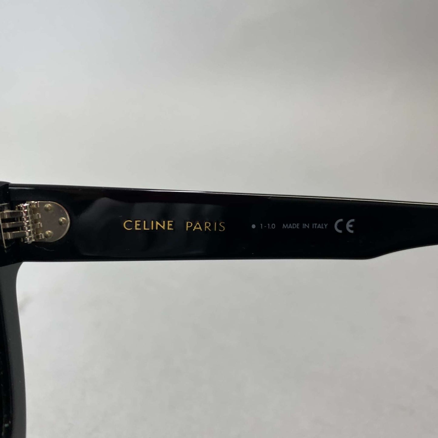 L10 CELINE セリーヌ 偏光レンズ スクエアサングラス CL40130F 55□22 ブラック アイウェア メガネ 眼鏡 イタリア製t18r