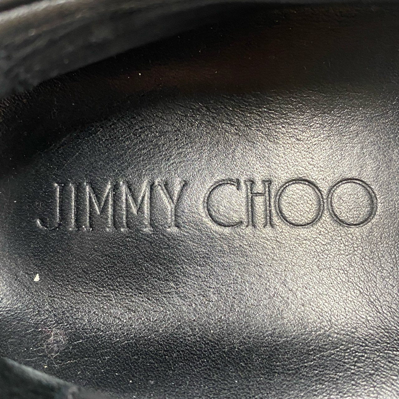 2f4 JIMMY CHOO ジミーチュウ スタースタッズ スリッポン スニーカー 43 ブラック レザー イタリア製 シューズ