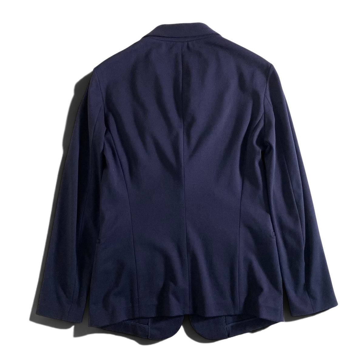 12j28 GIORGIO ARMANI ジョルジオアルマーニ 黒タグ スーパーストレッチ テーラードジャケット Size 46 ネイビー ブレザー フォーマル 紳士服t18r