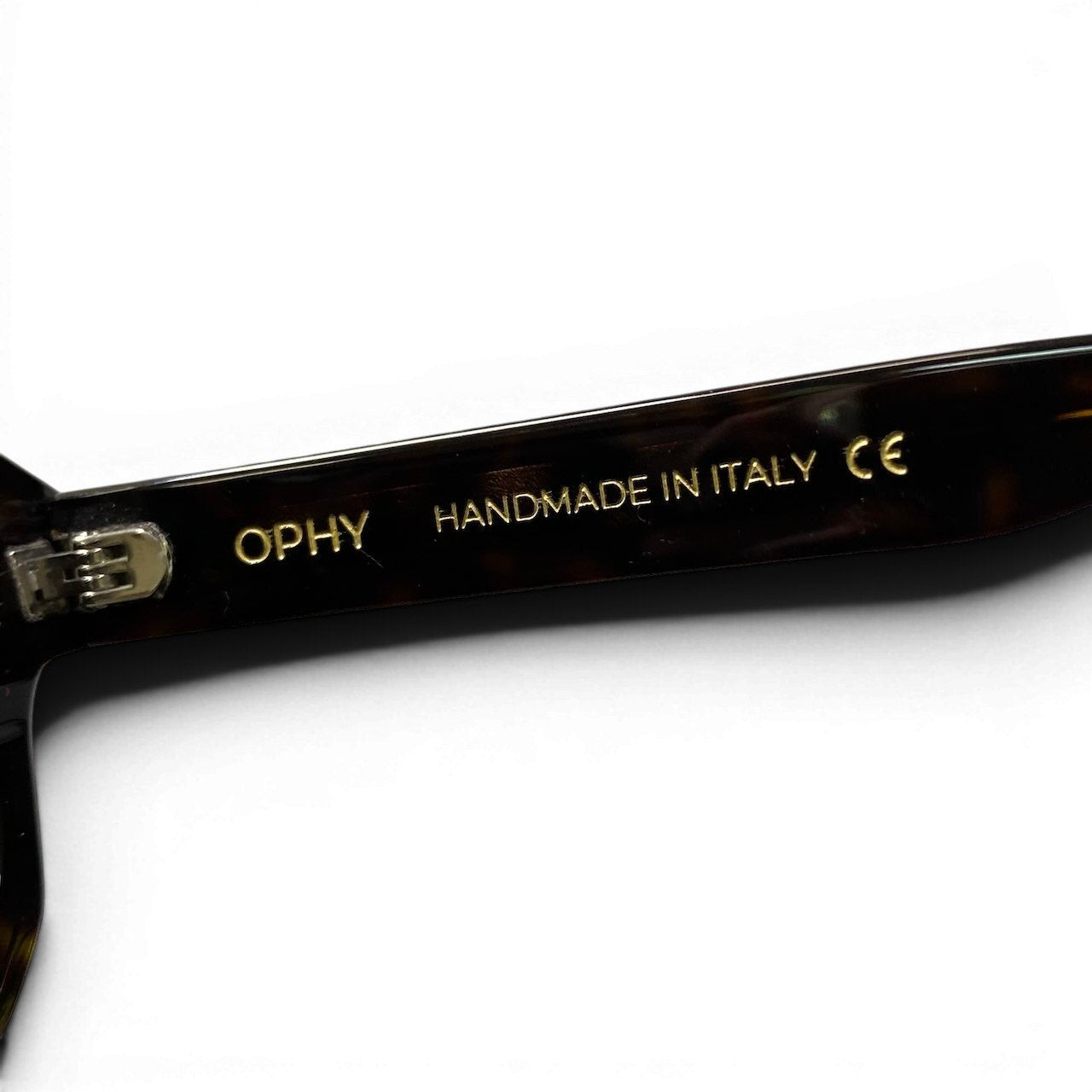 e4 OPHY オフィ EYEWEAR ORBIT アイウェア べっ甲 フルリム 49□18 145 ブラウン系 メンズ 紳士用k02i