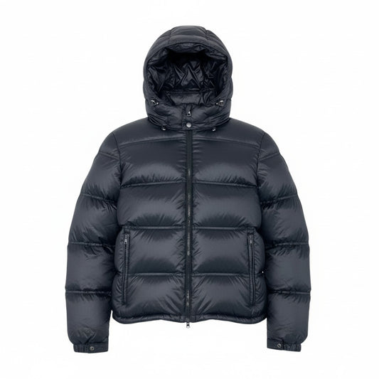 57L8 EMPORIO ARMANI エンポリオアルマーニ ダウンジャケット フード取り外し可 アウター ダブルジップ メンズ 紳士服 6YPB25 PNE2Z M ブラックu02t