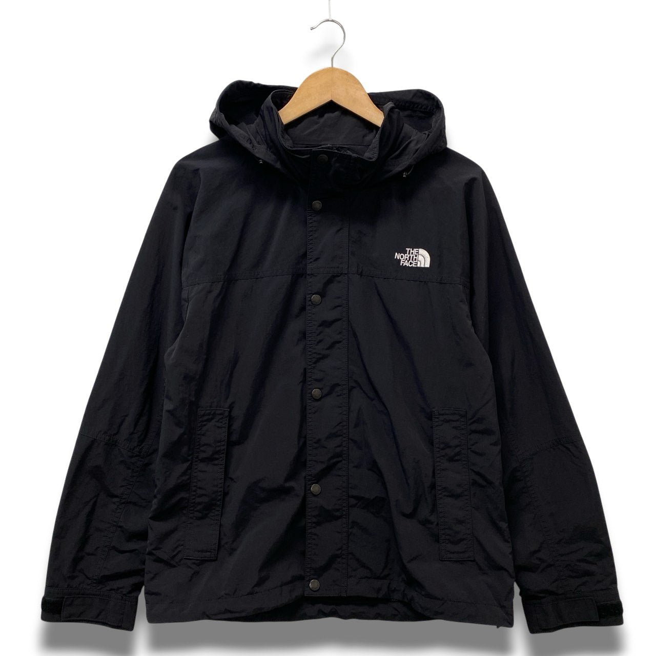 9b18 THE NORTH FACE ザノースフェイス ナイロンジャケット ウインドブレーカー 撥水加工 NP72131 Mサイズ ブラック ナイロン100％ メンズ 男性用u02t