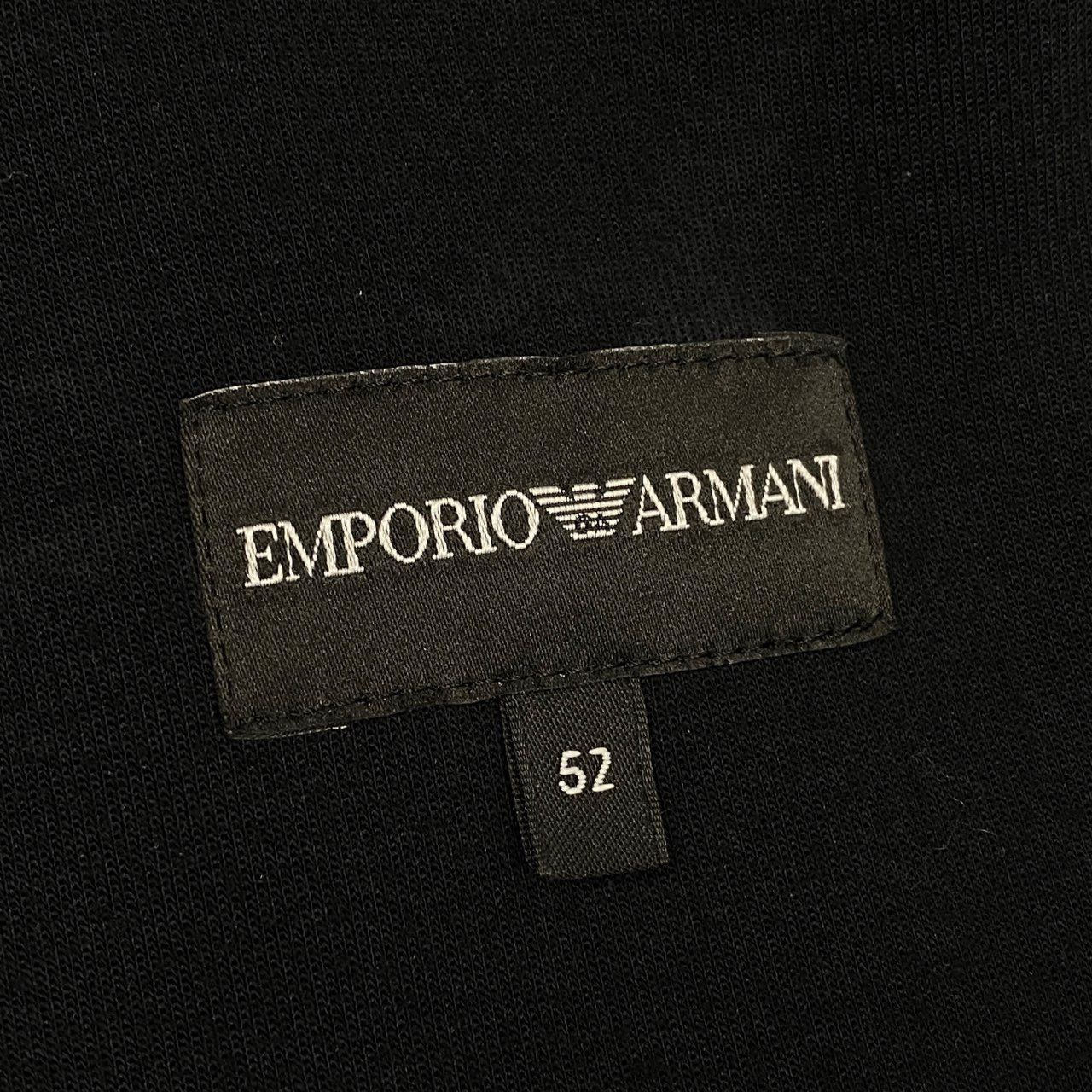 61b9 EMPORIO ARMANI エンポリオアルマーニ セットアップ 裏メッシュストレッチジャケット ストレッチパンツ 6G1GS1 1JJTZ 52サイズ ダークネイビー メンズo07t