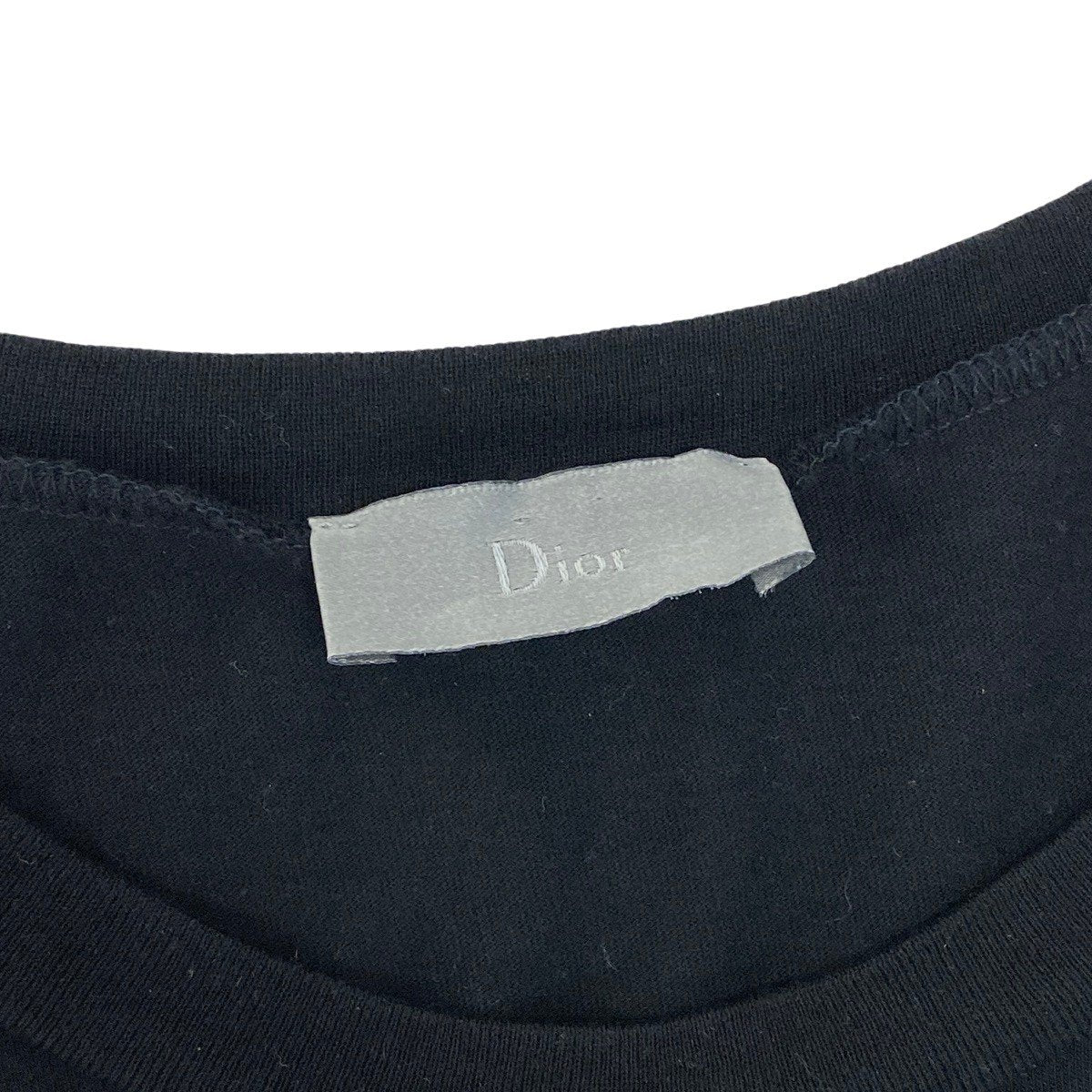 Mf18 Dior Homme ディオールオム Bee刺繍 ワンポイント Tシャツ Bee Embroidered T-Shirt M ブラックt18r