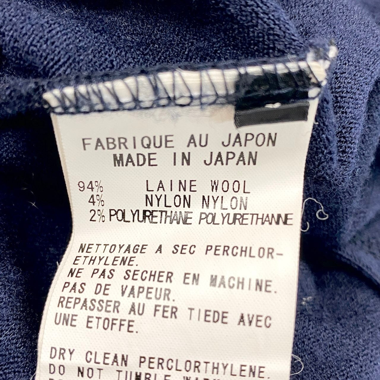 1h16 Y's YOHJI YAMAMOTO ワイズ ヨウジヤマモト ジャケットカーディガン ニットカーディガン トップス 3サイズ ネイビー レディース 女性用u02t
