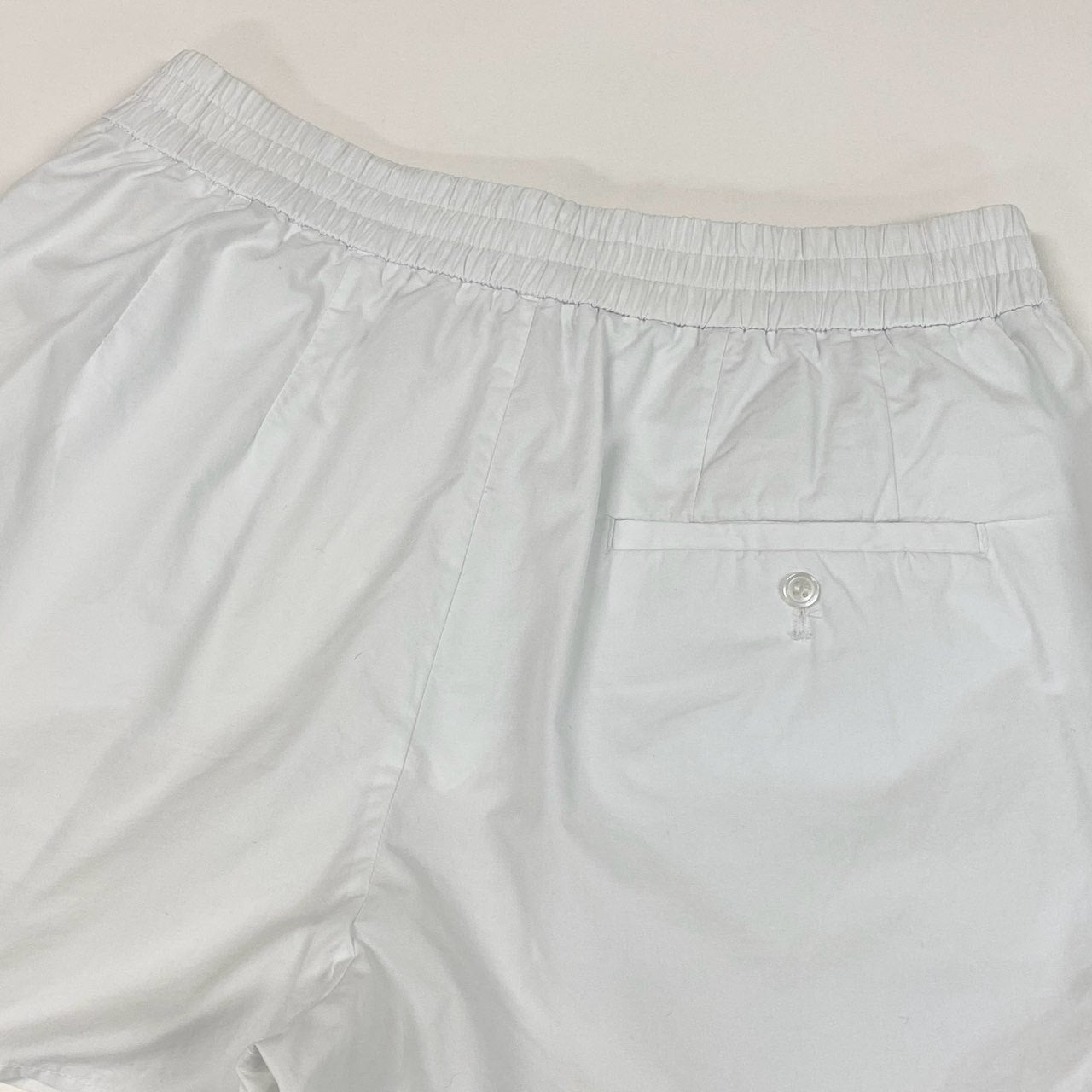 Ic2 aleander wang アレキサンダーワン ウエストロゴ ショートパンツ ハーフパンツ XS ホワイト コットン レディースu02t