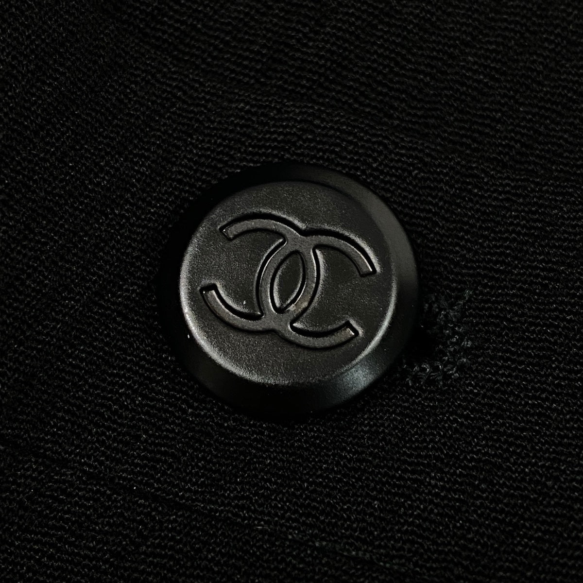 i19【美品】CHANEL  1998年 膝丈スカート ココマーク フランス製 38サイズ ブラック ウール100％ レディース 女性用u02t