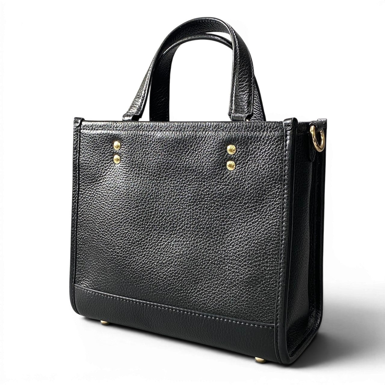 f11《極美品》 COACH コーチ デンプシー 2Way トートバッグ Dempsey 2-Way Shoulder Bag B23200 / C5268 ブラックt18r