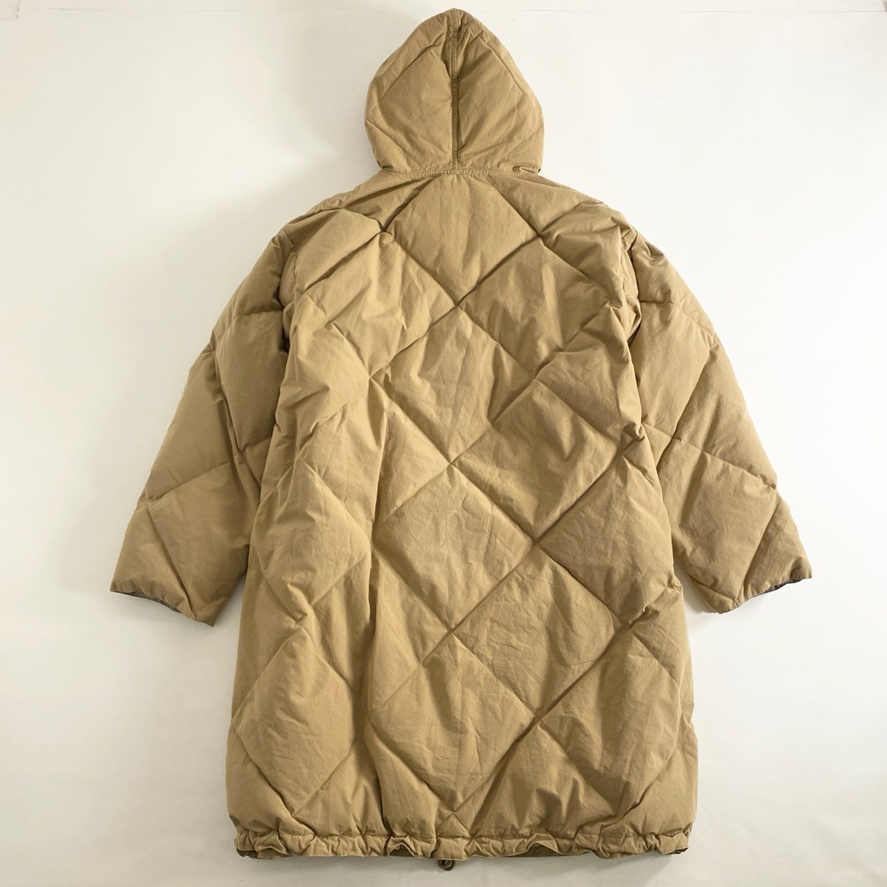 87i1 定価￥81,400 KAPTAIN SUNSHINE キャプテンサンシャイン Down Field Anorak ダウンフィールド アノラックコート KS6FCO07 38 ベージュ キルティング